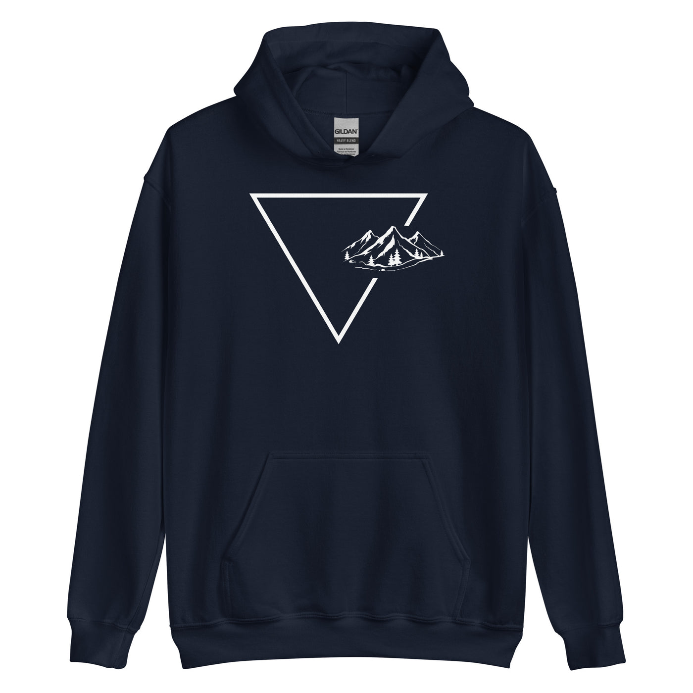 Dreieck 1 und Berge - Unisex Hoodie berge xxx yyy zzz Navy