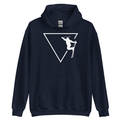 Dreieck 1 und Skifahren - Unisex Hoodie klettern ski xxx yyy zzz Navy