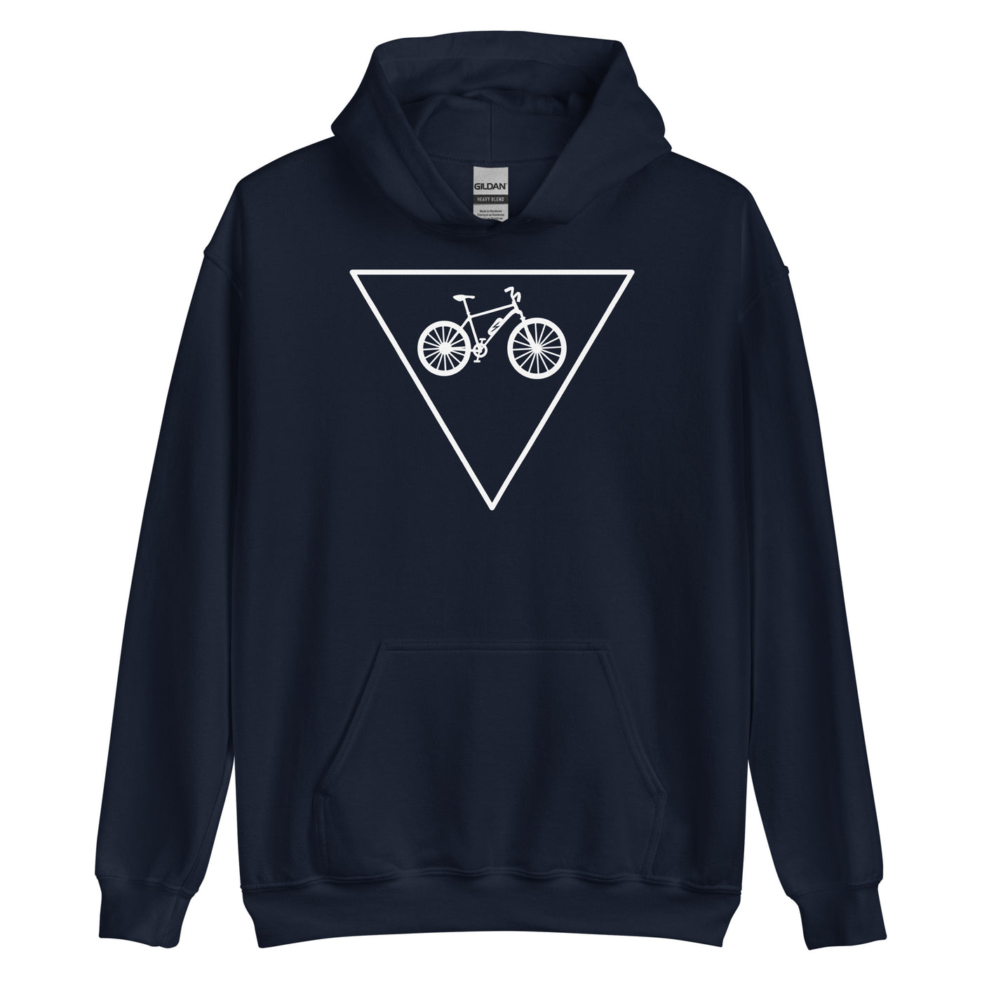 Dreieck und Ebike - Unisex Hoodie e-bike xxx yyy zzz Navy