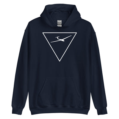 Dreieck und Segelflugzeug - Unisex Hoodie berge xxx yyy zzz Navy