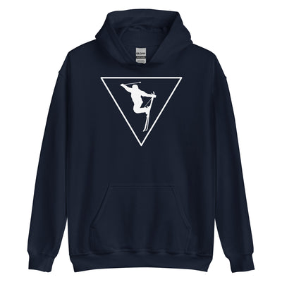 Dreieck und Skifahren - Unisex Hoodie klettern ski xxx yyy zzz Navy