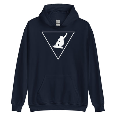 Dreieck_und_Snowboarding_-_(SN)_ - Unisex Heavy Blend Hoodie | Gildan 18500 xxx yyy zzz Navy