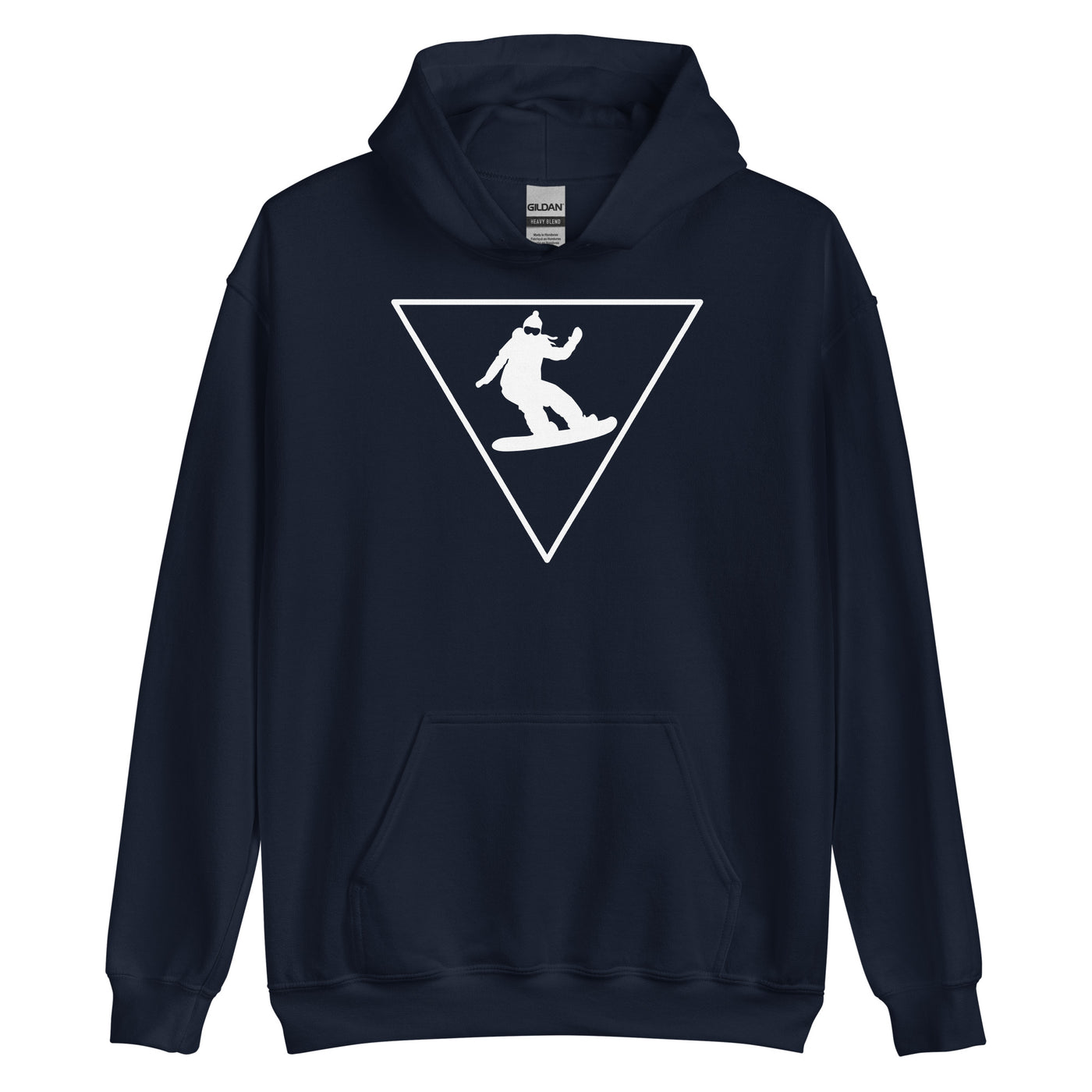 Dreieck_und_Snowboarding_-_(SN) - Unisex Heavy Blend Hoodie | Gildan 18500 xxx yyy zzz Navy