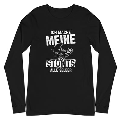 Ich mache meine Stunts alle selbst - (M) - Longsleeve (Unisex) xxx yyy zzz Black