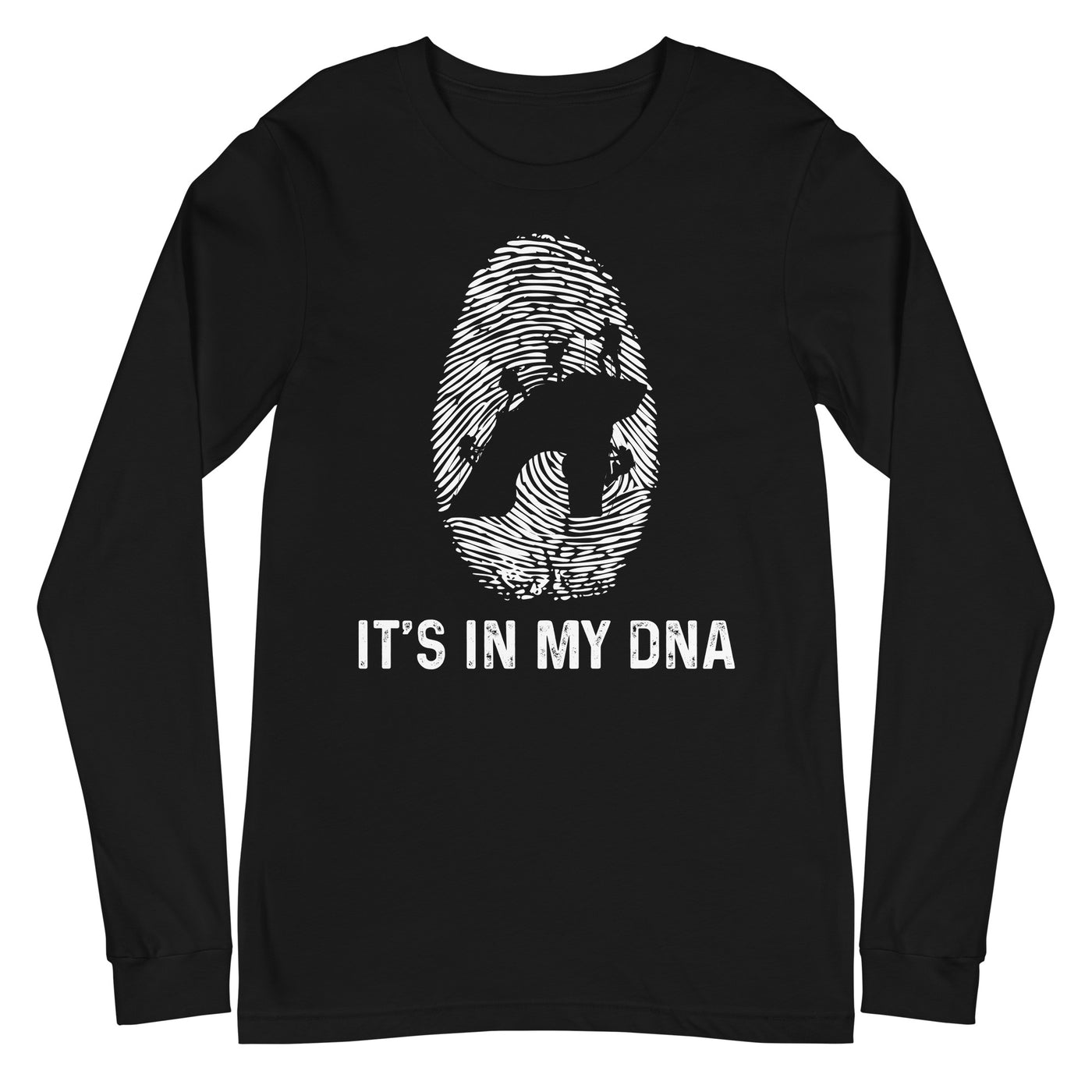 It's In My DNA - Longsleeve (Unisex) klettern xxx yyy zzz Black