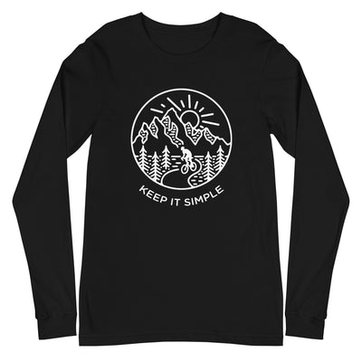 Keep it Simple - Longsleeve (Unisex) fahrrad xxx yyy zzz Black