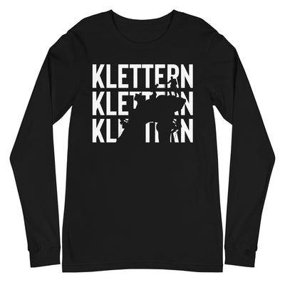 Klettern - Longsleeve (Unisex) klettern xxx yyy zzz Black