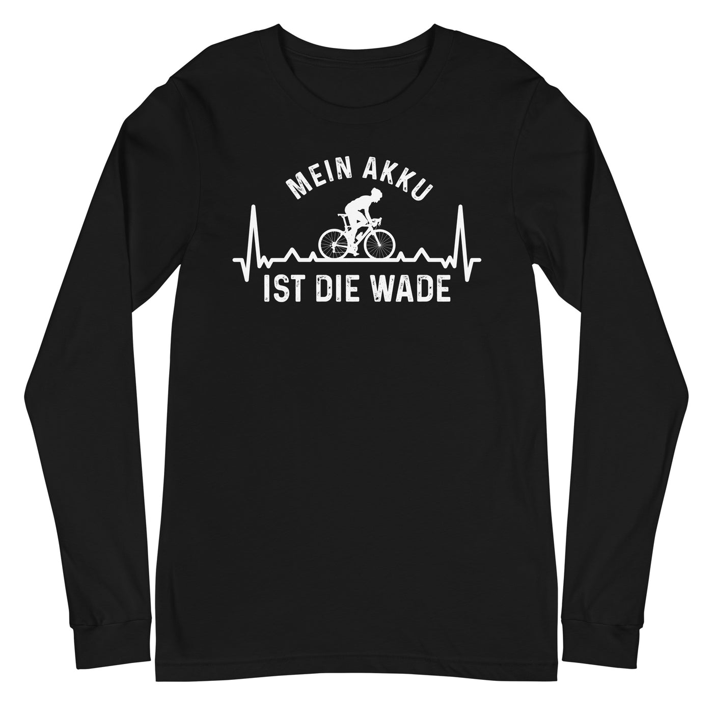 Mein Akku Ist Die Wade 3 - Longsleeve (Unisex) fahrrad xxx yyy zzz Black