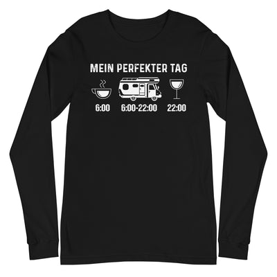 Mein Perfekter Tag - Longsleeve (Unisex) camping xxx yyy zzz Black