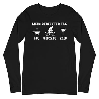 Mein Perfekter Tag 1 - Longsleeve (Unisex) fahrrad xxx yyy zzz Black