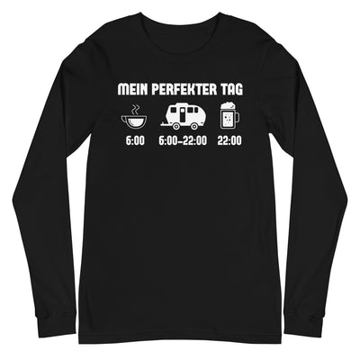 Mein Perfekter Tag 2 - Longsleeve (Unisex) camping xxx yyy zzz Black