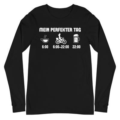 Mein Perfekter Tag 2 - Longsleeve (Unisex) fahrrad xxx yyy zzz Black