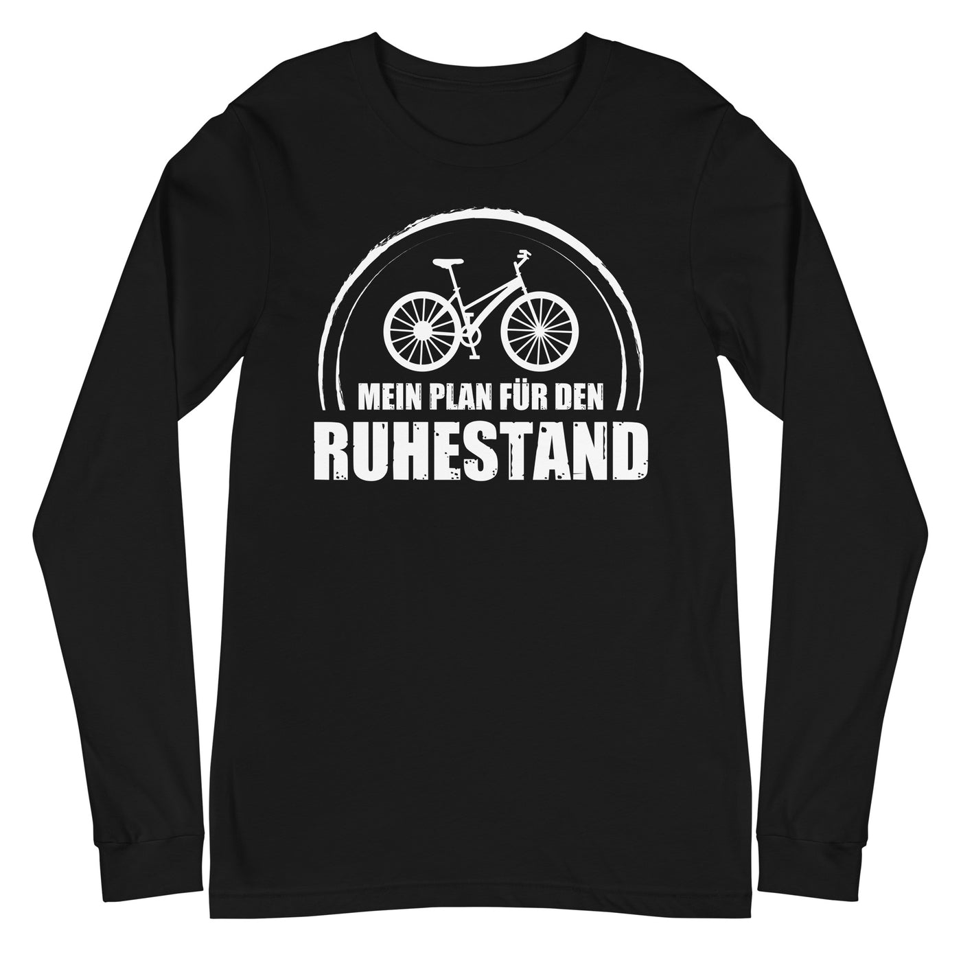 Mein Plan Fur Den Ruhestand - Longsleeve (Unisex) fahrrad xxx yyy zzz Black