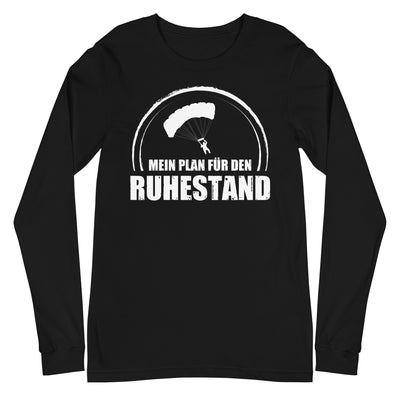 Mein Plan Fur Den Ruhestand 1 - Longsleeve (Unisex) berge xxx yyy zzz Black