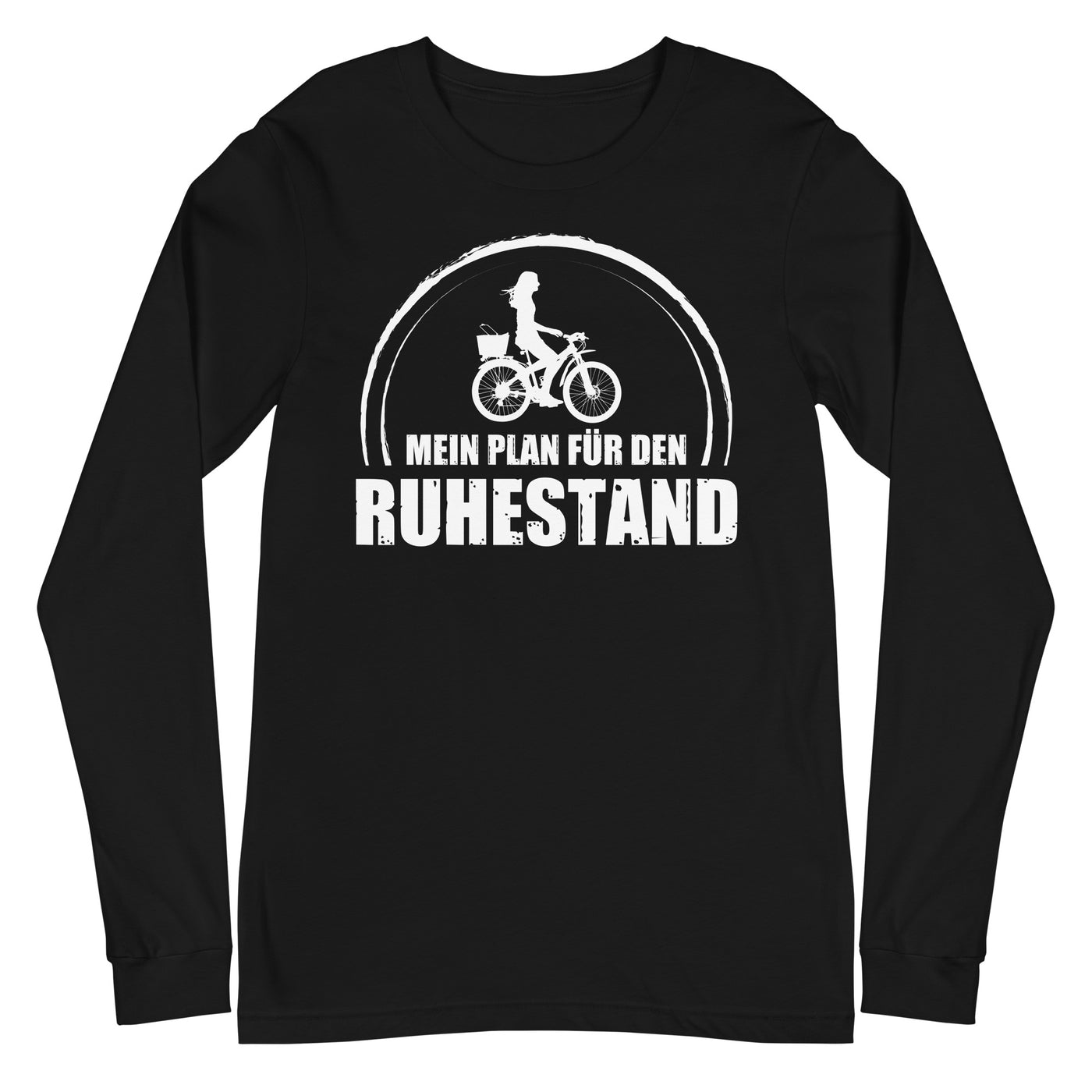 Mein Plan Fur Den Ruhestand 2 - Longsleeve (Unisex) fahrrad xxx yyy zzz Black