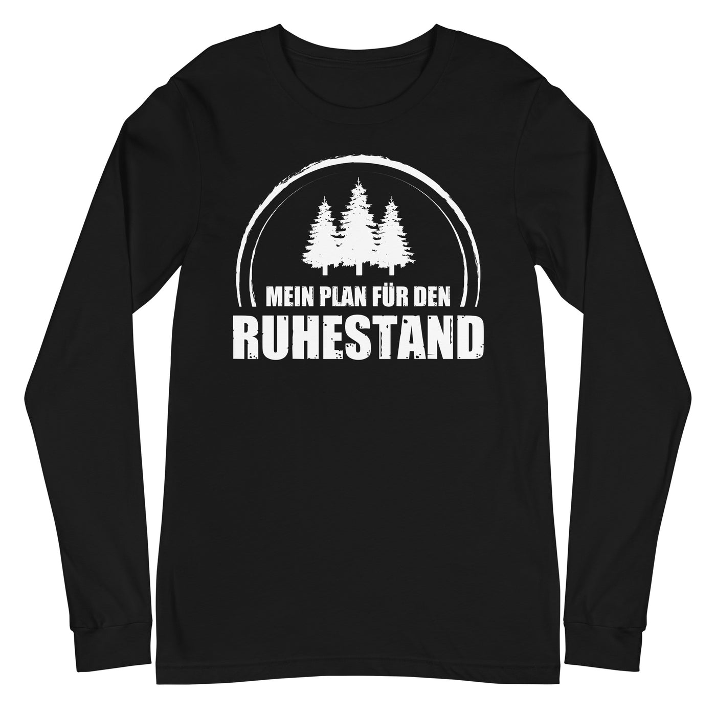 Mein Plan Fur Den Ruhestand 3 - Longsleeve (Unisex) camping xxx yyy zzz Black