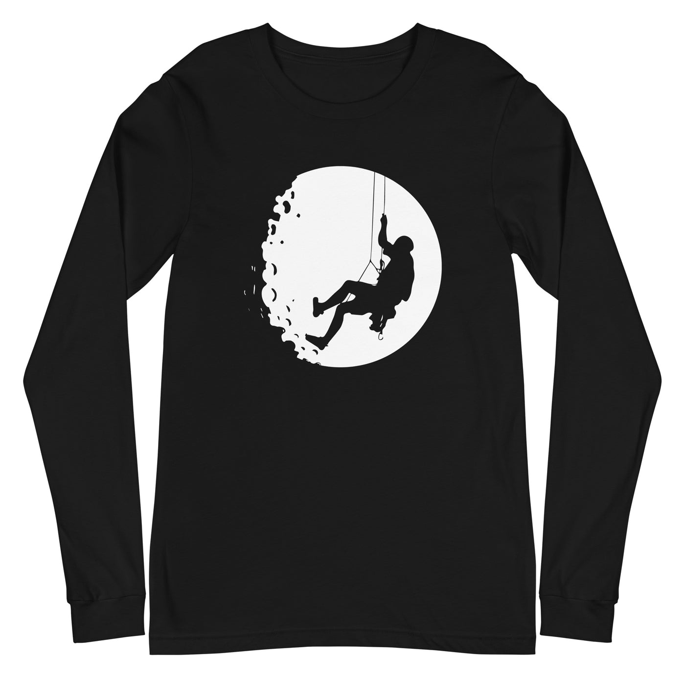 Moon - Klettern - Longsleeve (Unisex) klettern xxx yyy zzz Black