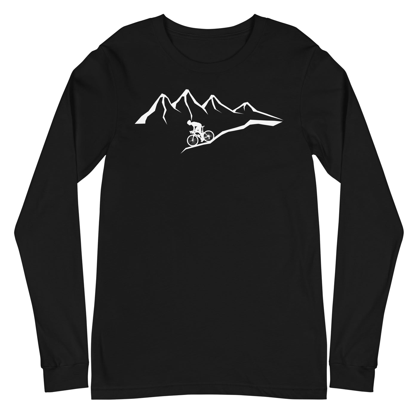 Berge - Radfahren - (14) - Longsleeve (Unisex) fahrrad xxx yyy zzz Black