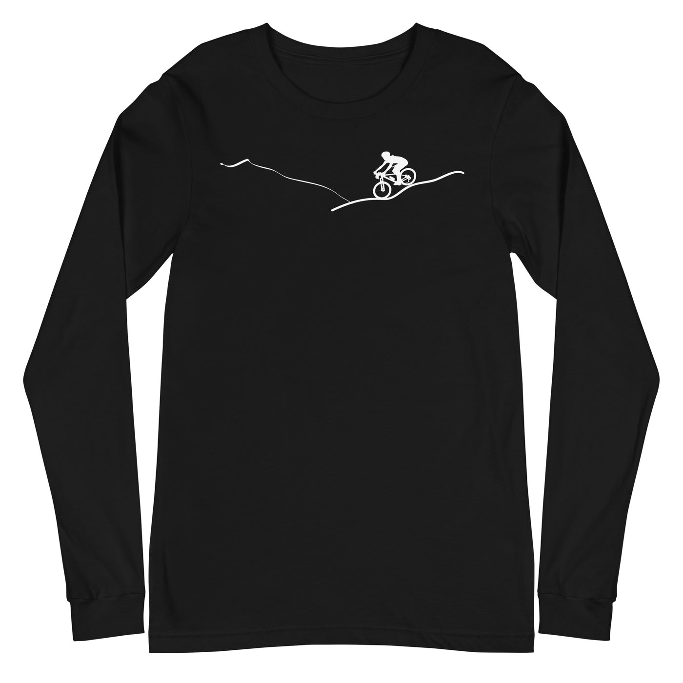 Berge - Radfahren - (15) - Longsleeve (Unisex) fahrrad xxx yyy zzz Black