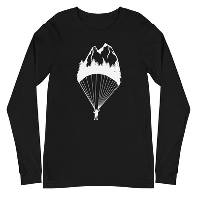 Berge - Paragleiten - (18) - Longsleeve (Unisex) berge xxx yyy zzz Black