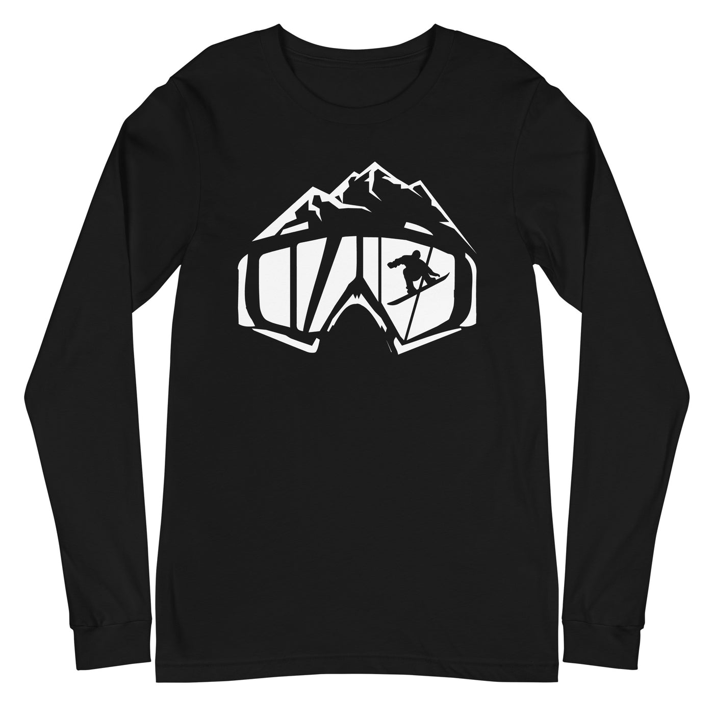 Berge - Snowboarding - (14) - Longsleeve (Unisex) snowboarden xxx yyy zzz Black