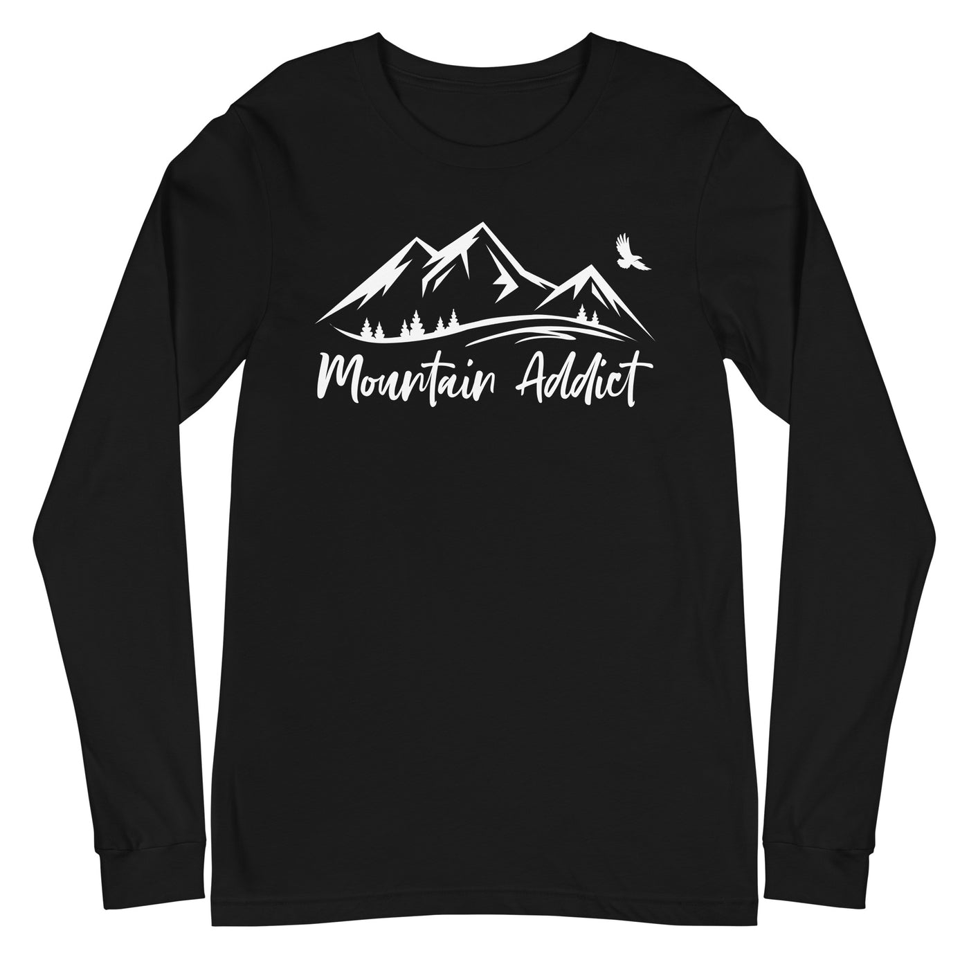 Berge Addict - Longsleeve (Unisex) berge xxx yyy zzz Black