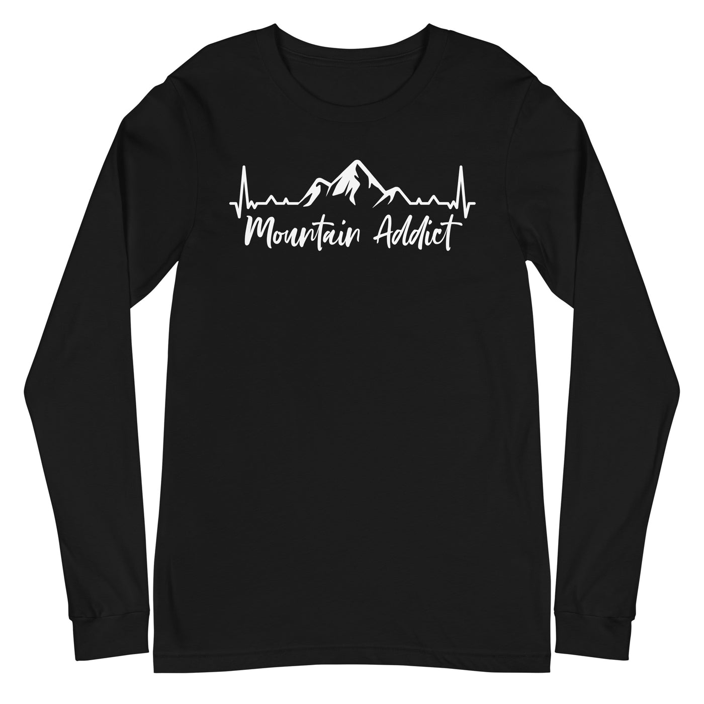 Berge Addict 1 - Longsleeve (Unisex) berge xxx yyy zzz Black