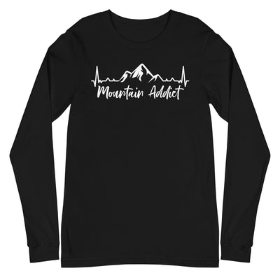 Berge Addict 1 - Longsleeve (Unisex) berge xxx yyy zzz Black