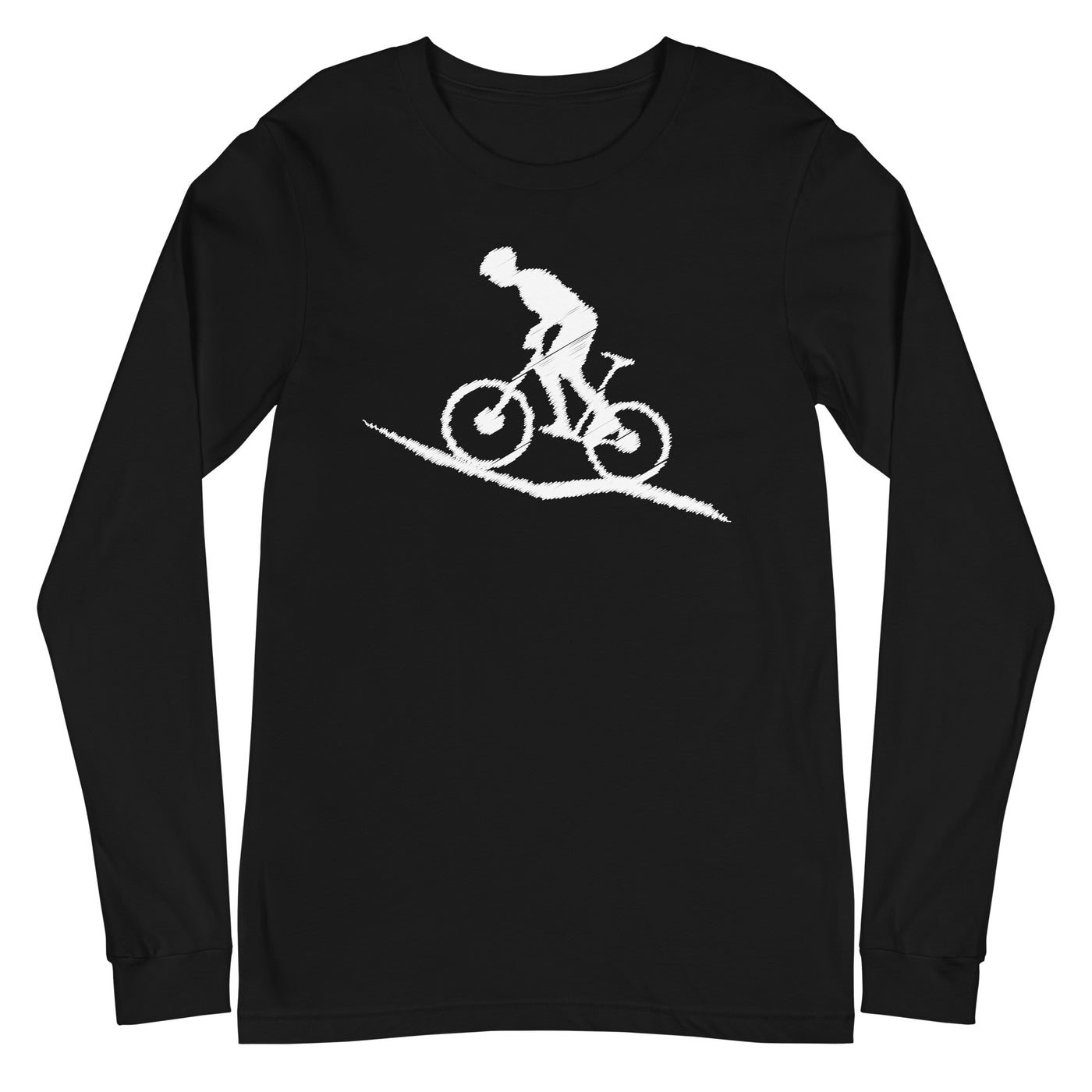 Mountainbike - (M) - Longsleeve (Unisex) xxx yyy zzz Black