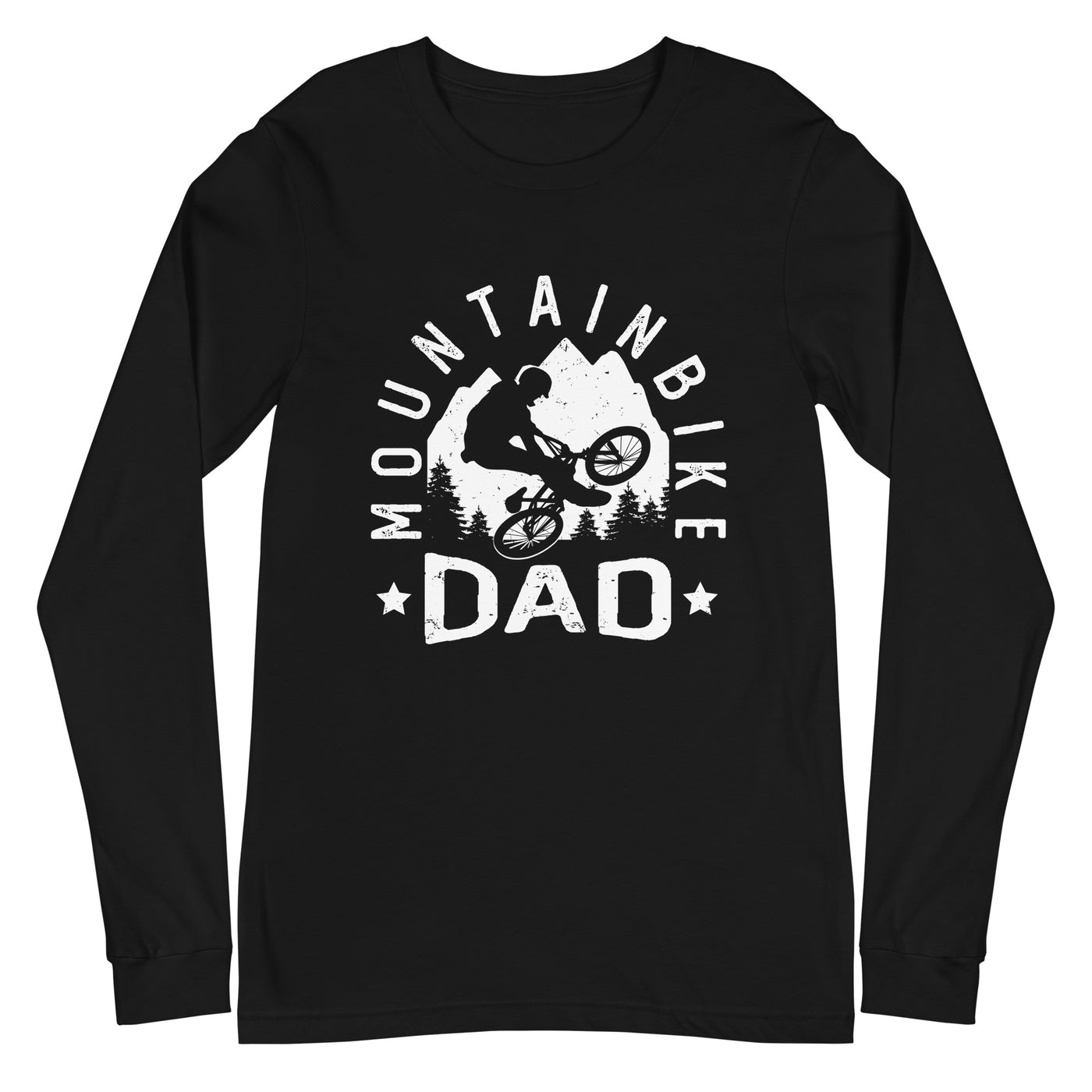 Mountainbike Dad - (M) - Longsleeve (Unisex) xxx yyy zzz Black