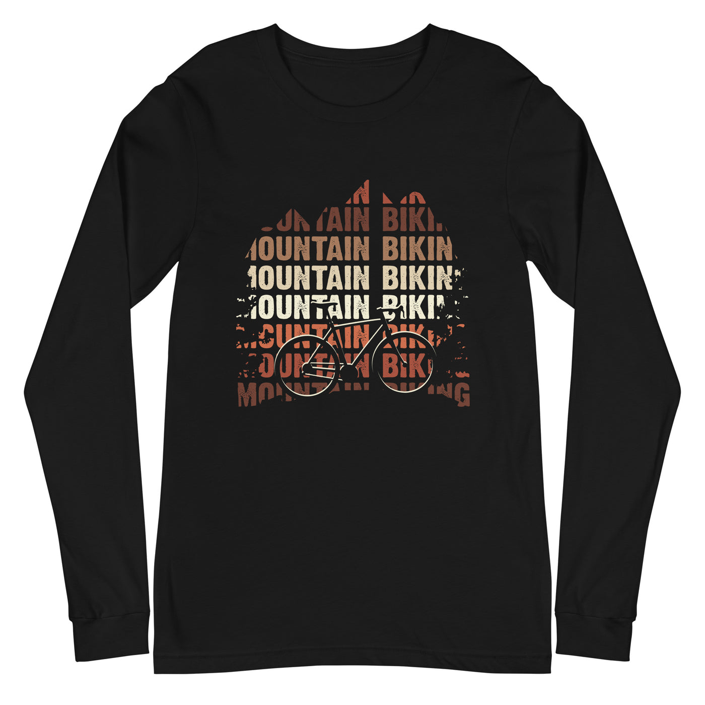 Mountainbiking - (M) - Longsleeve (Unisex) xxx yyy zzz Black