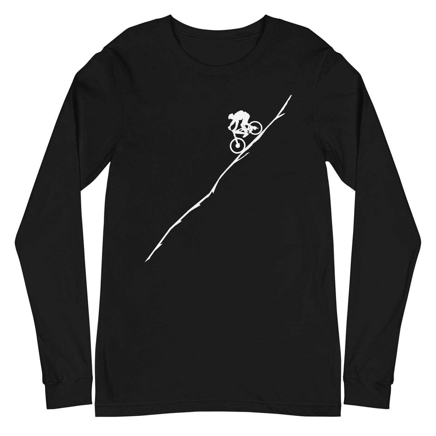 Mountaingbiking - (M) - Longsleeve (Unisex) xxx yyy zzz Black