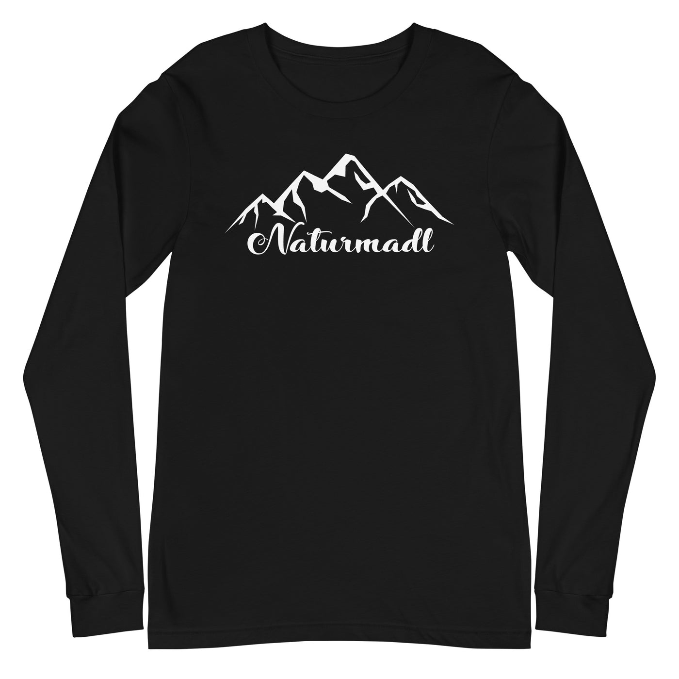 Naturmadl - Longsleeve (Unisex) berge xxx yyy zzz Black