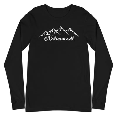 Naturmadl - Longsleeve (Unisex) berge xxx yyy zzz Black