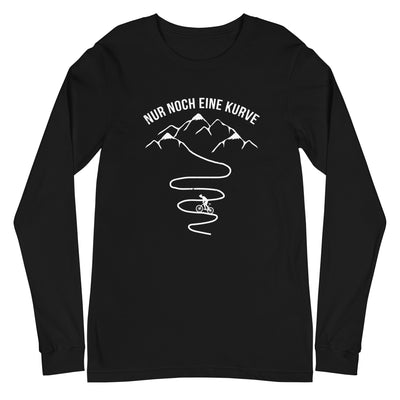 Nur noch eine Kurve und Radfahrer - Longsleeve (Unisex) fahrrad xxx yyy zzz Black