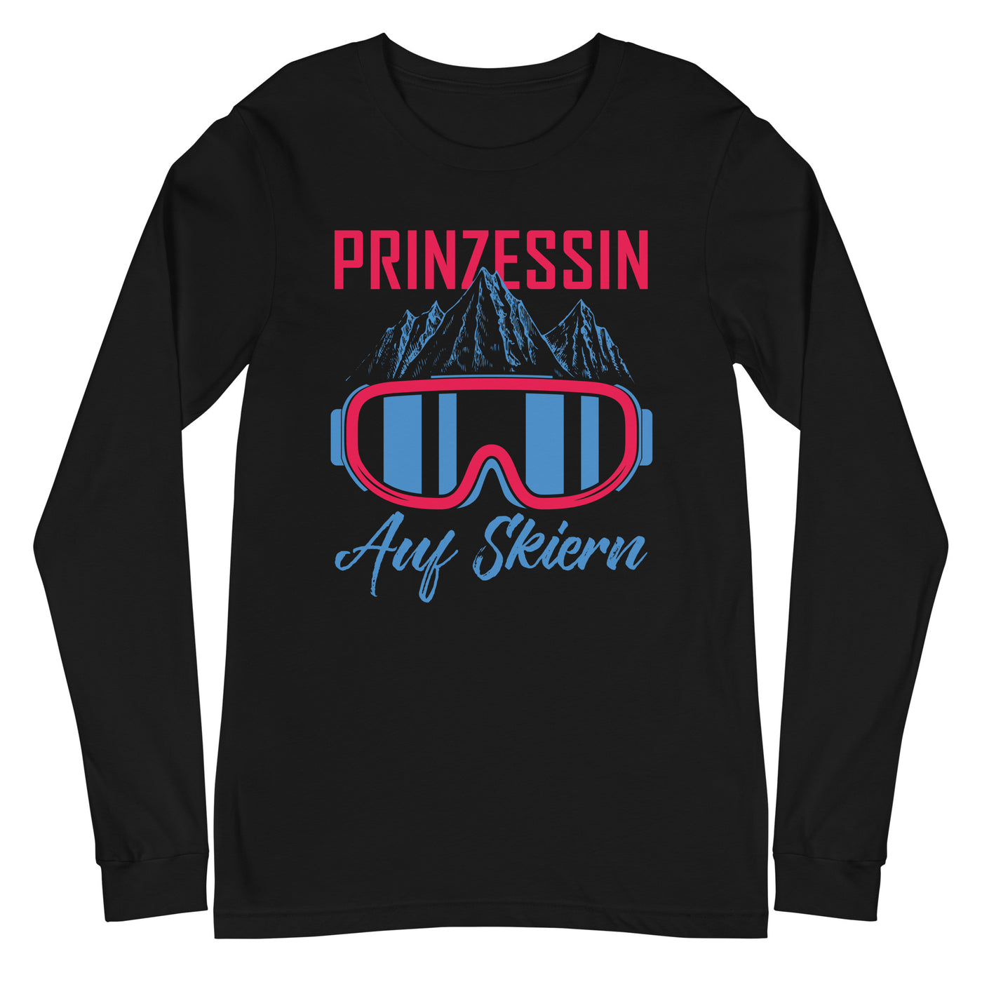 Prinzessin auf Skiern - (S.K) - Longsleeve (Unisex) klettern xxx yyy zzz Black