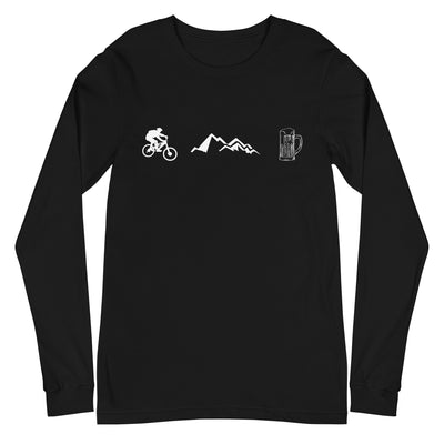 Radfahren, Berge und Bier - Longsleeve (Unisex) fahrrad xxx yyy zzz Black