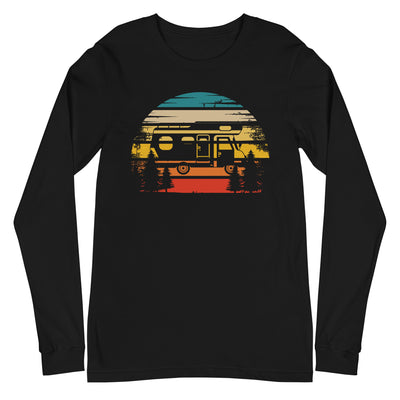 Retro Sonne und Camping - Longsleeve (Unisex) camping xxx yyy zzz Black