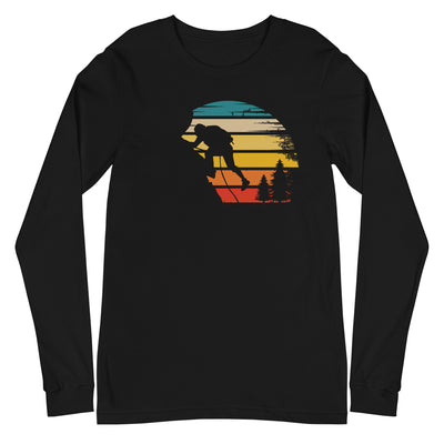 Retro Sonne und Klettern - Longsleeve (Unisex) klettern xxx yyy zzz Black