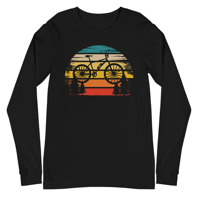 Retro Sonne und Ebike - Longsleeve (Unisex) e-bike xxx yyy zzz Black