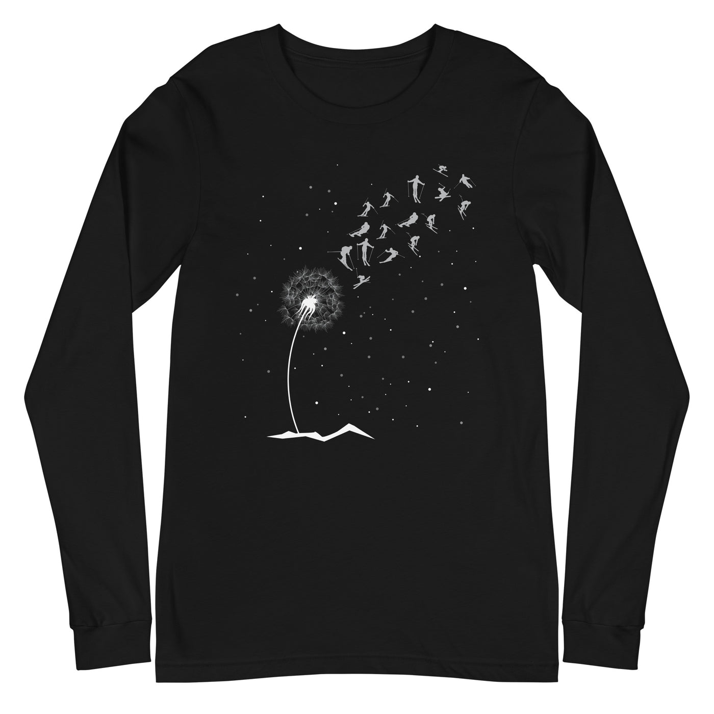 Ski Pusteblume - Longsleeve (Unisex) klettern ski xxx yyy zzz Black