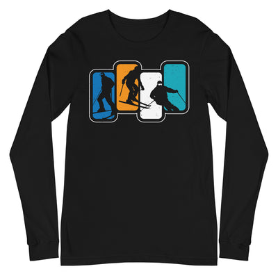 Skier Vintage - (S.K) - Longsleeve (Unisex) klettern xxx yyy zzz Black