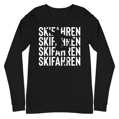 Skifahren - Longsleeve (Unisex) klettern ski xxx yyy zzz Black