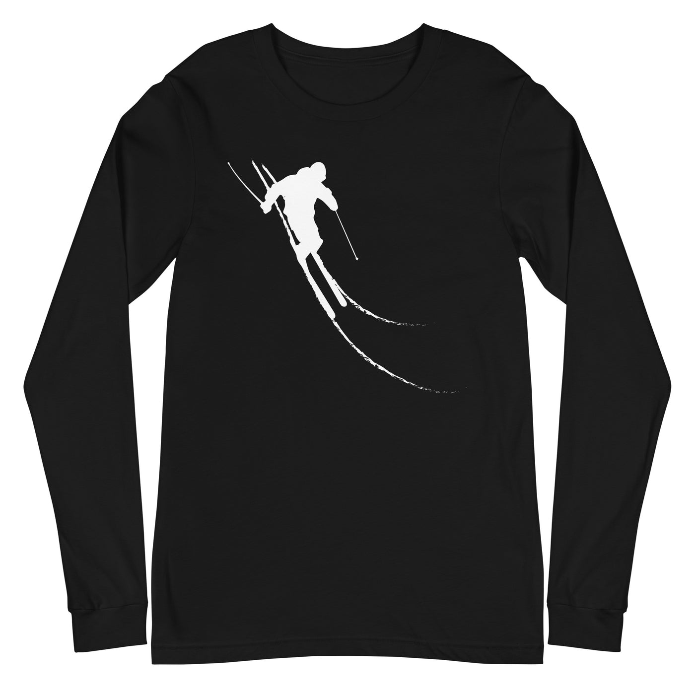 Skifahren - (52) - Longsleeve (Unisex) klettern ski xxx yyy zzz Black