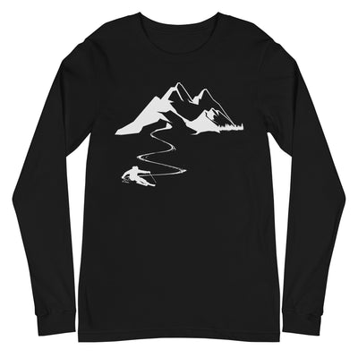 Skisüchtig - Longsleeve (Unisex) klettern ski xxx yyy zzz Black