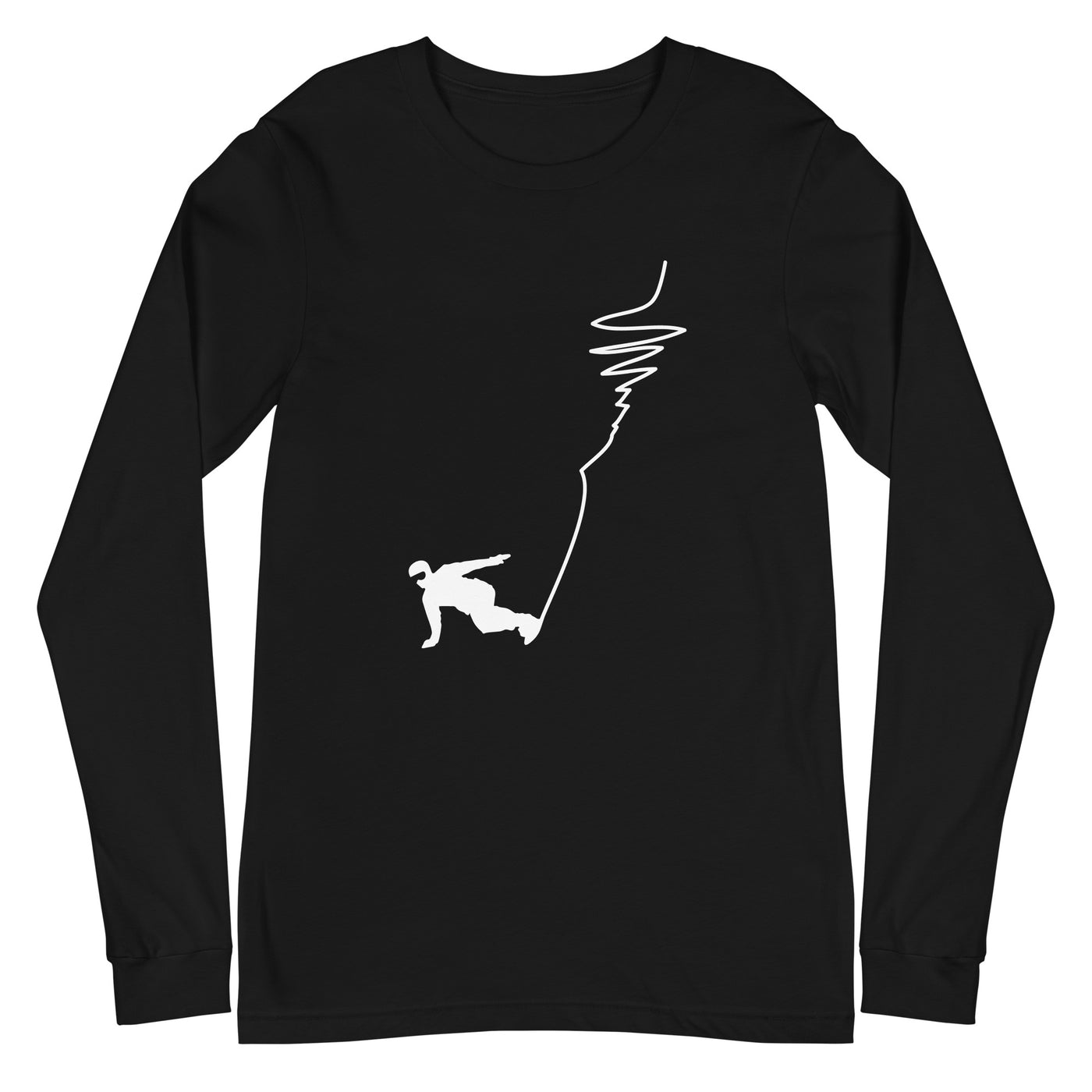 Snowboarding - (19) - Longsleeve (Unisex) snowboarden xxx yyy zzz Black