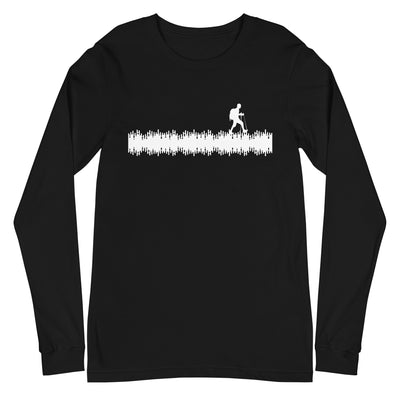 Schallwellen - Wandern - Longsleeve (Unisex) wandern xxx yyy zzz Black