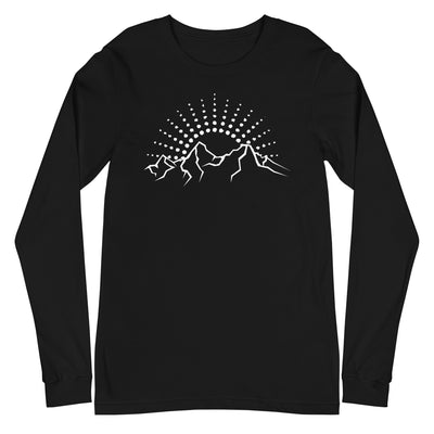 Sonne - Berge - Longsleeve (Unisex) berge xxx yyy zzz Black