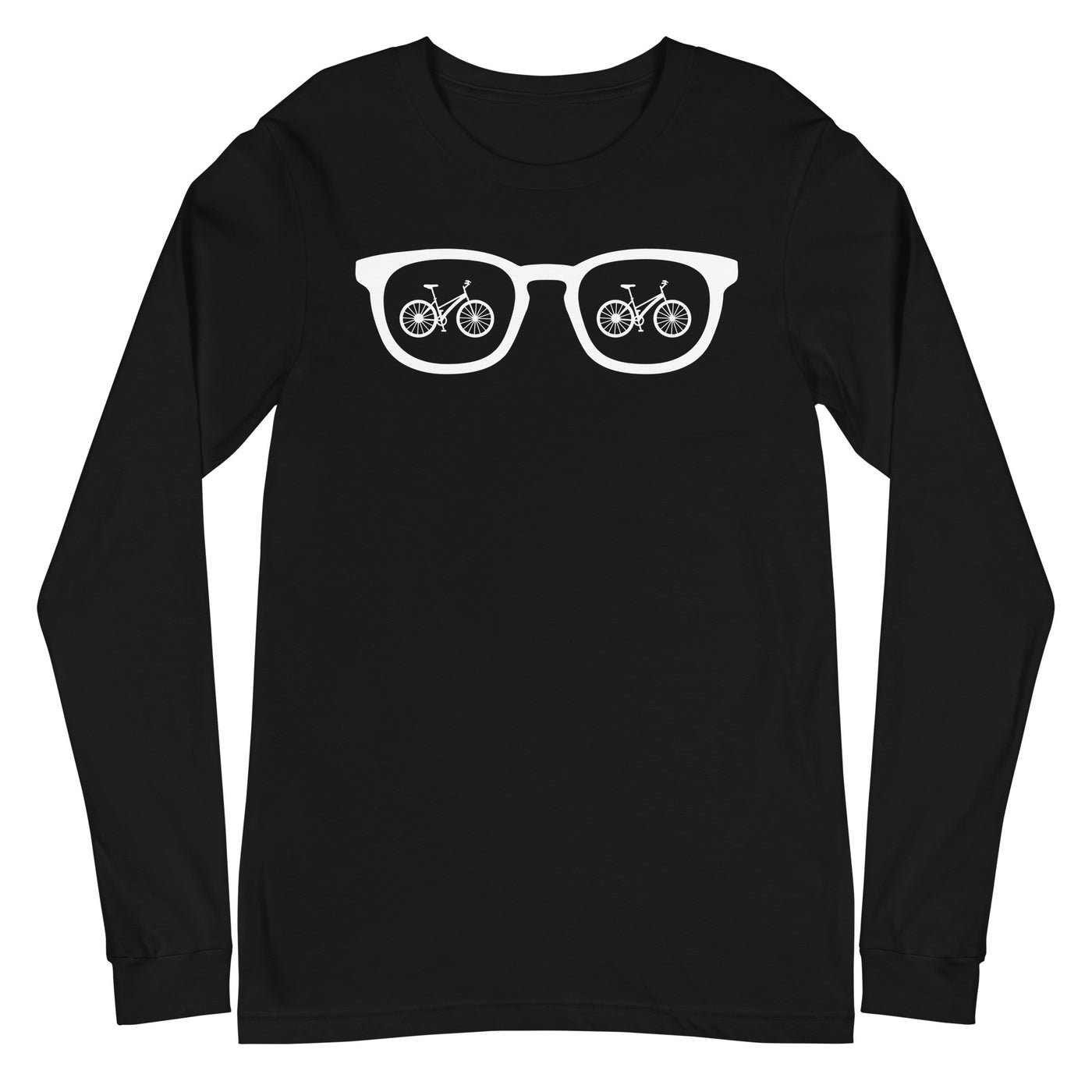 Sonnenbrille und Radfahren - Longsleeve (Unisex) fahrrad xxx yyy zzz Black