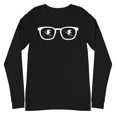 Sonnenbrille und Skifahren - Longsleeve (Unisex) klettern ski xxx yyy zzz Black